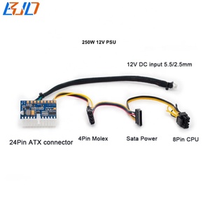250W <strong>Output</strong> 12V <strong>Input</strong> 5.5*2.5MM DC Connector 24Pin ATX Pico PSU Mini ITX Power Supply Module for Mini <strong>PC</strong> Computer - Product Image 2