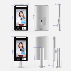 マルチバイオメトリック出席デバイスAndroidパスワード認識フロントドアロックに基づく顔タッチスクリーン出席システム - Product Image 3