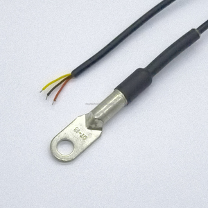 Sensor de temperatura digital M6 Ring Lug DS18B20 con sonda impermeable y cable largo para aplicaciones de registro de datos y hogar inteligente