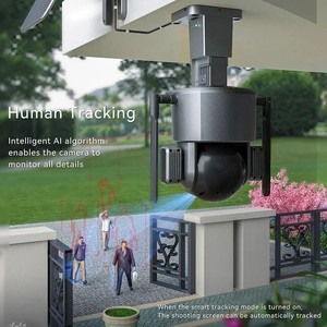 Sistema de cámara de seguridad inalámbrica de doble lente 4K 20X con Sensor CMOS 20X visión nocturna IP66 tarjeta de memoria IP de red WiFi impermeable - Product Image 3