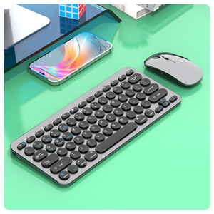Modo dual para teclado inalámbrico y juego de ratón Carga silenciosa para almohadilla de teléfono móvil - Product Image 4