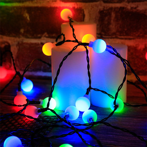 IP65 Waterproof Decoration <strong>Light</strong> <strong>Customized</strong> <strong>Multi</strong> <strong>Color</strong> LED 10M PVC <strong>Color</strong> Box Christmas 60 Epistar LED Ball <strong>String</strong> <strong>Light</strong> - Product Image 2