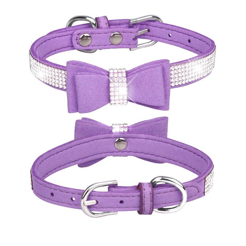 Purple bow velvet