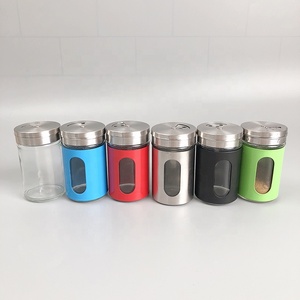 High Quality 100ml 120ml 4oz Round Stainless Steel <strong>Top</strong> Condiment Container <strong>Spice</strong> <strong>Jar</strong> for Salt and Pepper Shakers - Product Image 1