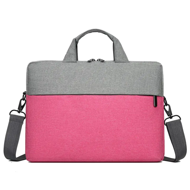 Tas dan tas Laptop bisnis wanita, koper komputer modis dengan pelindung tahan lama