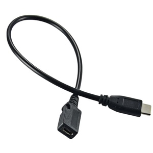 คุณภาพสูง Micro USB ถึง Type C สาย USB ประเภท C ชายไปยัง Micro B หญิงสายอะแดปเตอร์ OTG - Product Image 1