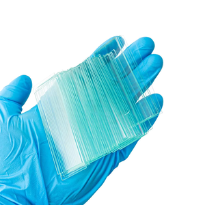 Portaobjetos de microscopio Portaobjetos de vidrio de biología en blanco prelimpiados para ciencia biológica básica - Product Image 6