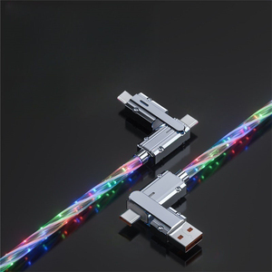 ใหม่ล่าสุด5A ใหม่ไฟ USB ชนิด C 4 in 1 USB สายชาร์จเร็วมินิสาย1A อะแดปเตอร์ไฟข้อมูล USB - Product Image 4