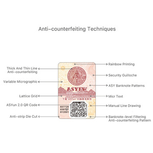 Etiqueta de código QR personalizada de seguridad Etiquetas adhesivas antifalsificación con etiqueta de código QR - Product Image 3