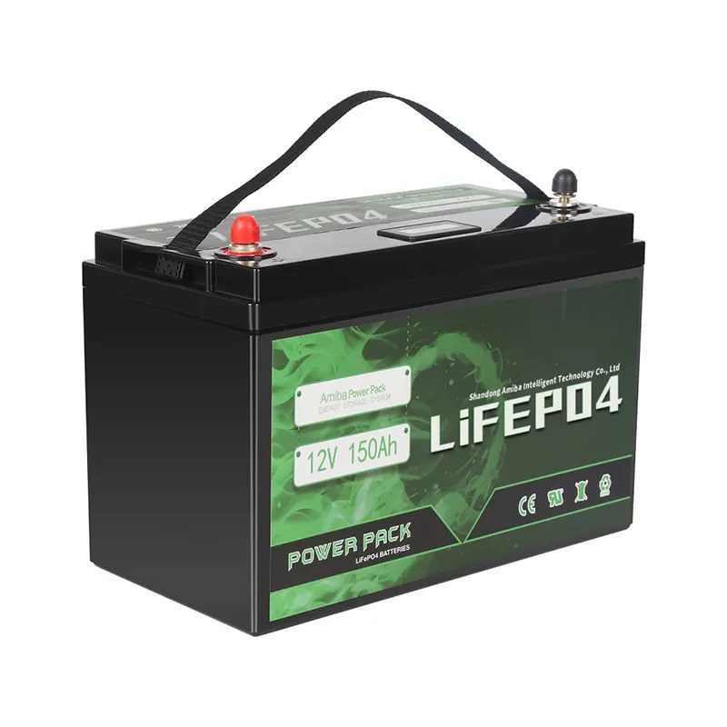 Amibaソーラーリチウム電池12V100Ah 200Ah300AHリン酸鉄リチウム電池LifePo4家庭用