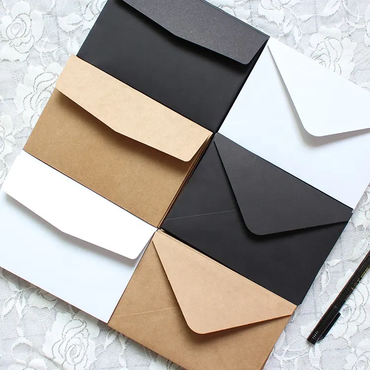 Personalizado design de alta qualidade cartões de casamento e envelopes para cartão de convite de convite de casamento de luxo envelope de papel