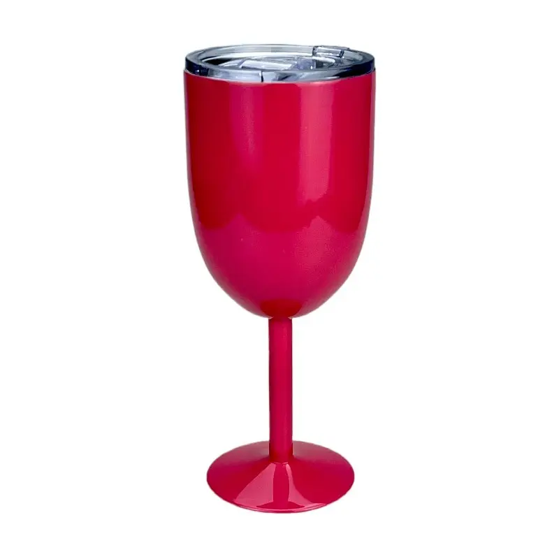 304 18/8 acciaio inossidabile 10oz bicchiere di vino bianco rosso calice infrangibile tazza di champagne