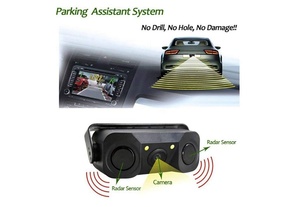 IPoster Car Foldable 5&quot; Car <strong>Reverse</strong> Color <strong>LCD</strong> Monitor + Smart <strong>Sensor</strong> Backup Camera With Buzzer Sound Alarm kit - Product Image 3