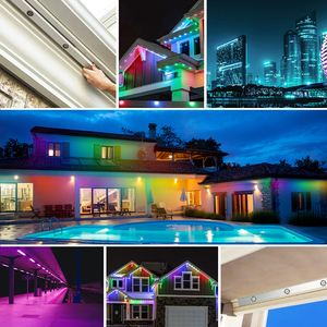 Etop piksel led noktası açık renk ful ev saçak ışık dekoratif ip68 su geçirmez kalıcı piksel soffit aşağı ışık - Product Image 2