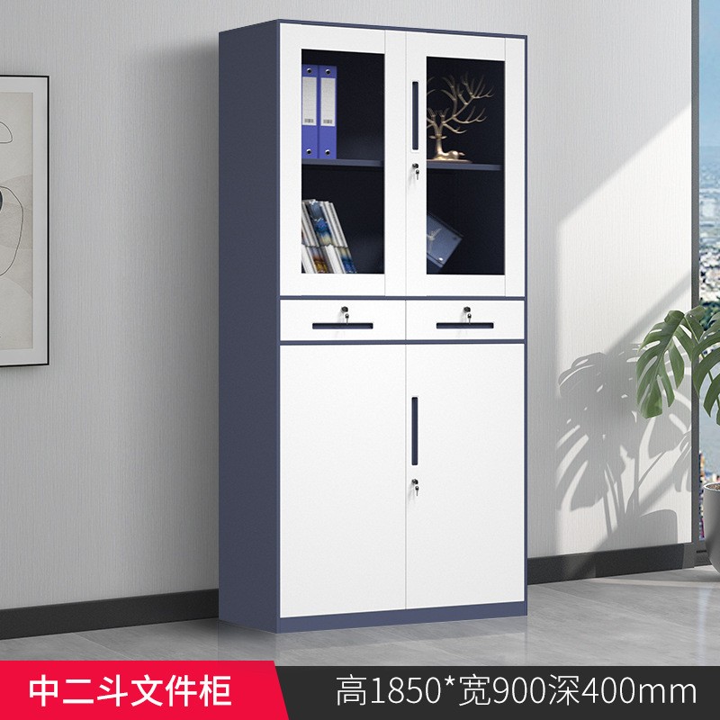 Two-drawer filing cabinet