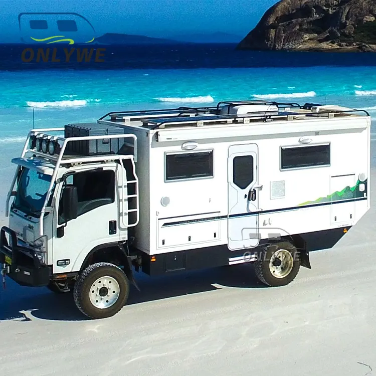 เฉพาะจีนผู้ผลิตรถสํารวจออฟโรดคน 6x6 ชุดสํารวจรถกระบะรถตู้ motorhome รถตู้สําหรับขาย