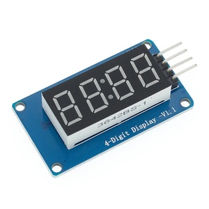 1pcs <strong>TM1637</strong> 4 Bits Digital LED Display Module 7 Segment 0.36Inch Clock RED Anode Tube Four Serial Driver Board Pack - Product Image 3
