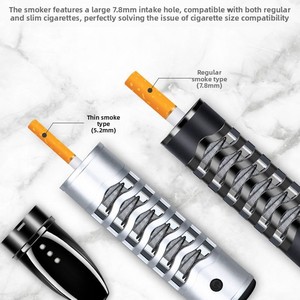 Xe USB Sạc Tro Miễn Phí Thuốc Lá Trường Hợp Người Lười Biếng Của Nhẹ Hơn Với Khói Thuốc Lá Không Có Tro Phóng Tính Năng - Product Image 2