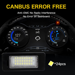 Canbus ไฟป้ายทะเบียนรถ LED สำหรับ VW PASSAT,ไฟแผ่นป้ายทะเบียนรถสำหรับ Audi A4 B8 A5 Q5 S5 A1 TT S4 A6 A7 2008-2013 - Product Image 6