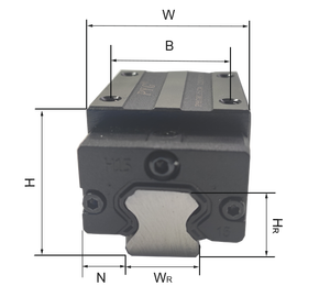 Riel de guía lineal ajustable de 15mm con deslizador de bloque preciso y componente de cojinete de núcleo - Product Image 1