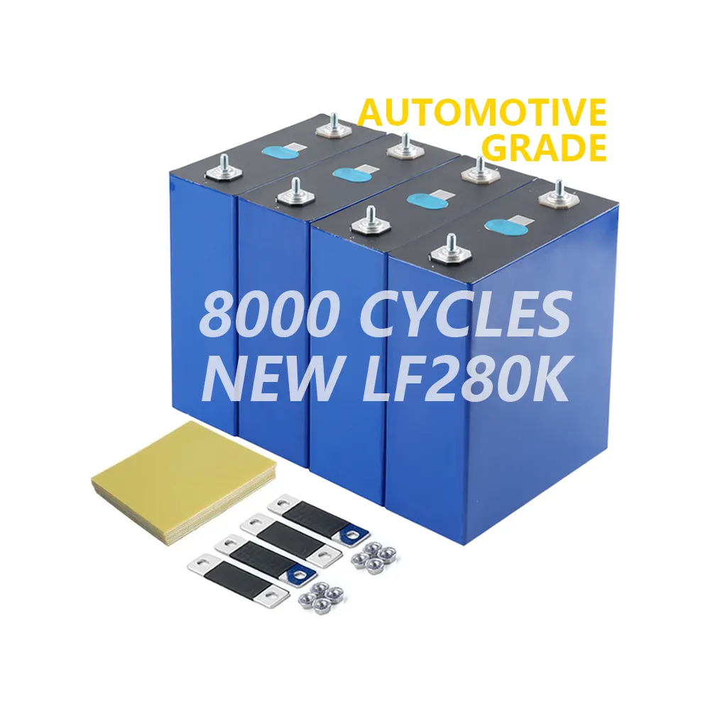 Apexium Lfp 3.2v Lf280k Lifepo4 Cellule de batterie prismatique 280ah Technologie des batteries au lithium-ion 8000 cycles Outils électriques 5 ans 2c