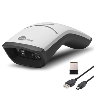 Escáner de código de barras, lector de código de barras CMOS, inalámbrico, 2D, portátil, diente azul, qr, YC-100W - Product Image 1