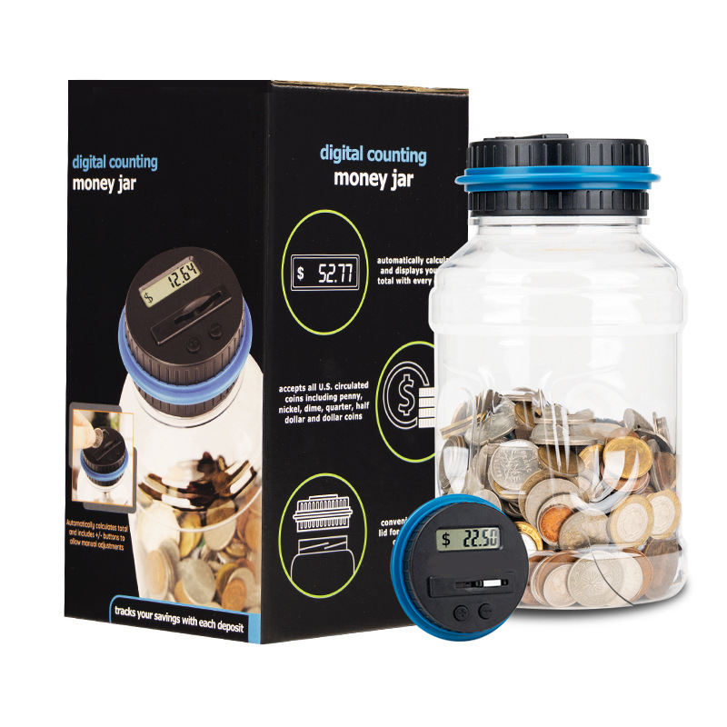 USD Money jar Blue Circle