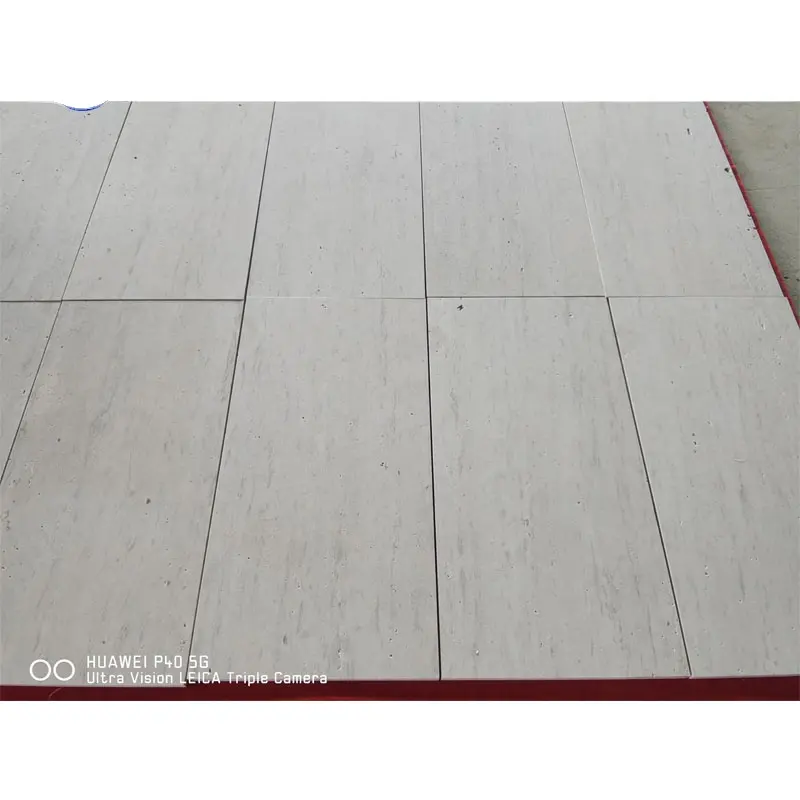 China discount white marble travertine marble decor pavers stone slabs outdoor floor tiles