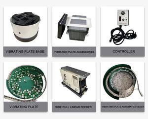 אביזרי ציוד אוטומציה, מכונת רטט קטנה לאלקטרוניקה, קערת הזנה רוטטת עם קפיץ פלסטי ובורג - Product Image 6