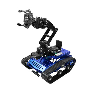 Robot di programmazione auto Tankbot intelligente trasporto Robot con 6 DOF braccio robotico stelo di educazione - Product Image 1