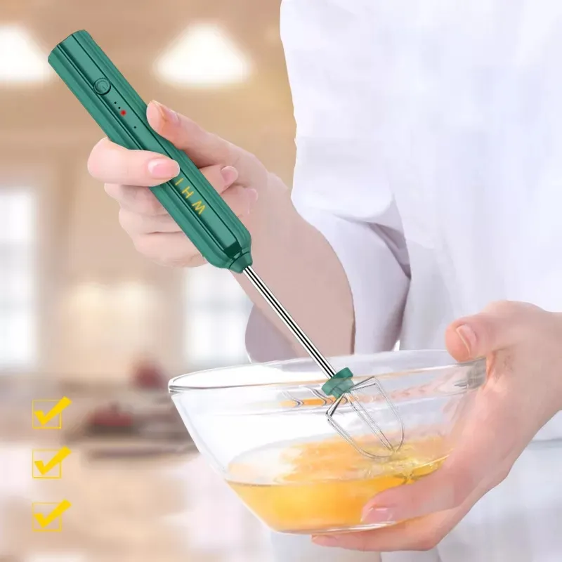 Innova il creatore di schiuma portatile per montalatte a mano ricaricabile per uso domestico colorato per frullino per le uova con frusta senza fili