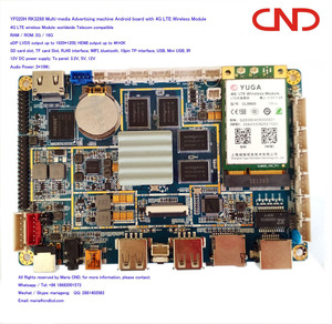RK3288 RK3326 RK3399 quad-core RJ45 All-in-one Android Advertising Machine Mother main Board mainboard - Product Image 2
