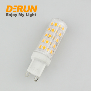 หลอดไฟ LED G9 6W เทียบเท่า60W หลอดฮาโลเจน3000K 540LM AC 120V G9สำหรับไฟ LED บ้าน LED-G9