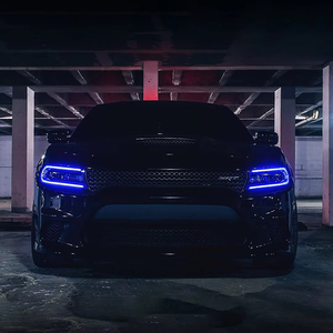 XT Upgrade for Dodge Charger 2015-2021 <strong>LED</strong> Dual Beam Projector Headlights Headlamps 7th Gen Facelift Plug and Play - Product Image 6