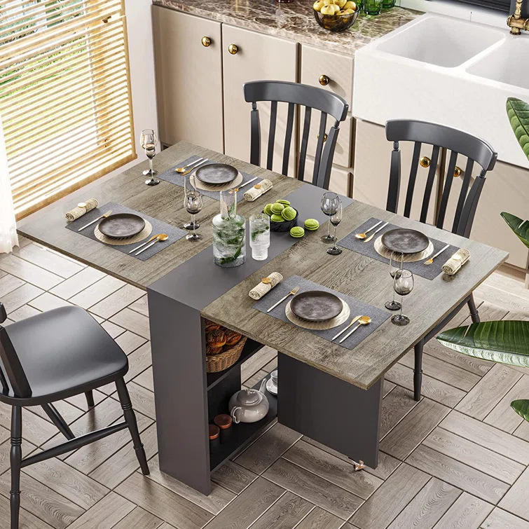 Folding small square table
