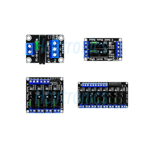 低レベルトリガーソリッドステートリレーモジュール1/2/4/8チャンネル5V12V 24V SSR、ヒューズ250V 2A付き - Product Image 1