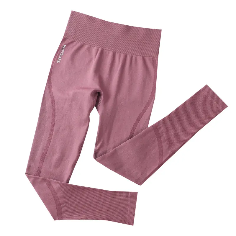 Nuovo 9-punto addominale pantaloni senza soluzione di continuità corpo che modella i pantaloni di Yoga stretti Kaka pantaloni versatile hip Leggings a vita alta