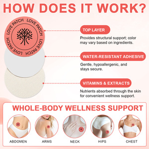 Acentiallabs sıcak satış 30 yamalar Maca özü yamalar Libido güçlendirici destek samimi sağlık ve enerji için aşk yamalar - Product Image 4