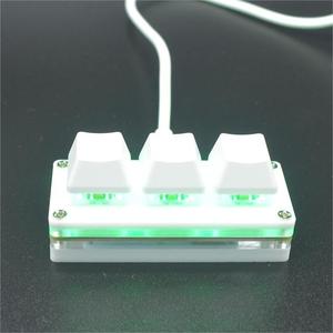 X823 Wired Mini 3-key Keypad <strong>Mechanical</strong> Gaming <strong>Keyboard</strong> 3 Key Rgb <strong>Programming</strong> <strong>Keyboard</strong> for Ios Android - Product Image 3