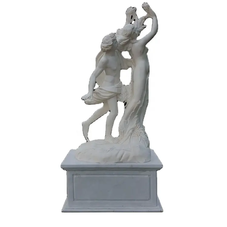Dekoratif mermer taş Apollo ve Daphne heykel