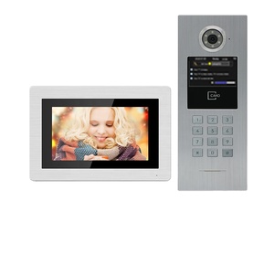 Support Tuya <strong>App</strong> Smart Video Interphone Sip Video Doorphone <strong>Intercom</strong> Kit for Building , <strong>Android</strong>/<strong>ios</strong> System Waterproof Silver - Product Image 1
