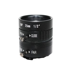 3 Megapixel CCTV Lens 25 mm <strong>C</strong> or <strong>CS</strong> <strong>Mount</strong> 20.2-15.1degree 1/2&quot; F1.4 Manual Iris Fixed Focus Lens - Product Image 1