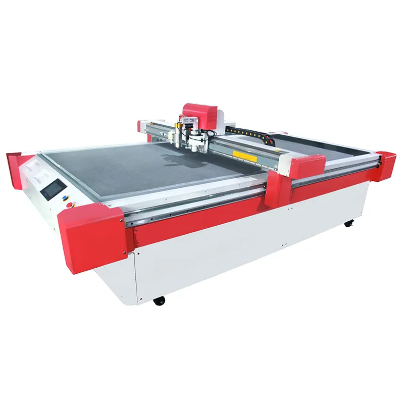 Preço barato cnc oscilante faca corte máquina pvc