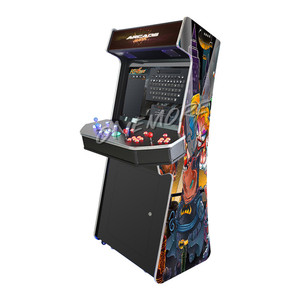 Four Player 32&quot; Monitor Silm Upright Arcade Machine 10000+ <strong>Games</strong> in <strong>1</strong> With 3 Inch LED Trackball Control