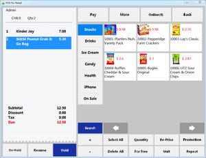 Software integrado del sistema POS minorista adecuado para la conexión de supermercados con el cajón de efectivo de la impresora de cajero y el escáner de código de barras POS - Product Image 3