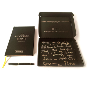 Fabbricazione di diario di Business Planner personalizzato stampa Offset Notebook in lamina d'oro che timbra i quaderni da stampa - Product Image 2