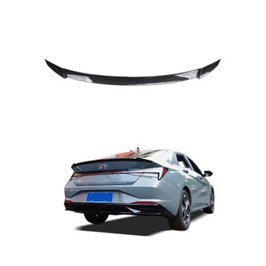 Hyundai 7th 7 Gen Elantra 2021-2024 için araba Spoiler araba arka bagaj dudak kanat Spoiler ABS plastik Materia - Product Image 1