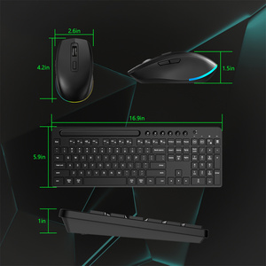 Trending 2.4Ghz Ergonomic <strong>Mouse</strong> <strong>Wireless</strong> <strong>Keyboard</strong> <strong>Mouse</strong> <strong>Combo</strong> Mini Mechanical Charging Backlit <strong>Keyboard</strong> - Product Image 6