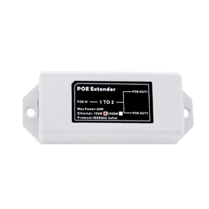 POE Extendar 100/1000Mbps IEEE 802. 3AF/AT 1 Entrada 2 Salida PoE Repetidor Extensor para cámara IP