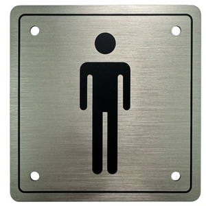 Señal de puerta de acero inoxidable, pegatina de salida de entrada, puerta de baño, tienda, ventana, salón, cafetería, restaurante, oficina, señal de baño